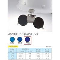 トーアボージン TOA BOJIN ヘルメット取付遮光めがね 393B KR5 1個 557-1878（直送品）
