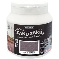 ニッペホームプロダクツ ニッぺ STYLE ZAKUZAKU 1kg モルタルグレー HUP201 4976124882616 1缶（直送品）