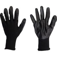 丸和ケミカル ニトリルコート背抜き手袋(スマホ対応) Lサイズ 744-L 1セット(10双) 569-2489（直送品）