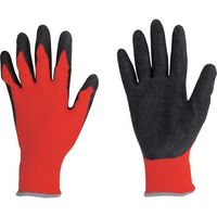 丸和ケミカル 天然ゴム背抜き手袋(レッド) Sサイズ 751-S 1セット(10双) 569-2492（直送品）