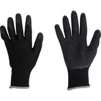 丸和ケミカル 天然ゴム背抜き手袋(ブラック) Sサイズ 762-S 1セット(10双) 569-2494（直送品）