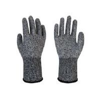 ハンボ BESTGRIP ハイパーガード ノンコート ダイナ 白黒杢 L WE3207-WB-1P-L 1セット(5双) 562-5431（直送品）