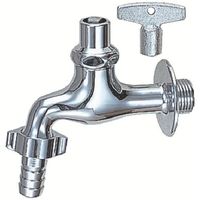 LIXIL INAX カップリング付横水栓(キー式ハンドル)(逆止弁付) LF-15G-13-CV 1個 522-4705（直送品）