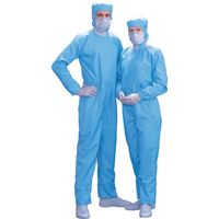 エム・シー・シー MAX CLEAN クリーンスーツ ネイビー Mサイズ SE89001NM 1着 429-5853（直送品）