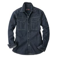 イーブンリバー スタンダードシャツ インディゴブルー L SR-4006D-30-L 1着（直送品）