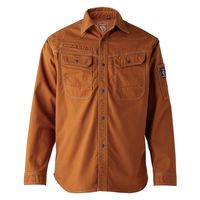 イーブンリバー フレイムレジスタントシャツ ブリックレッド 5L SR7006-22-5L 1着（直送品）