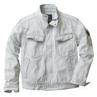 イーブンリバー フィッシャーストライプブルゾン シルバー 4L US-1107-55-4L 1着（直送品）