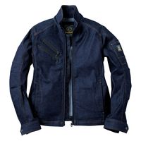 イーブンリバー ストレッチデニムブルゾン インディゴブルー 5L USD407-30-5L 1着（直送品）