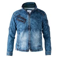 イーブンリバー ストレッチパウダーデニムブルゾン パウダーブルー 5L USD807-69-5L 1着（直送品）