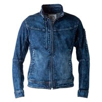 イーブンリバー ストレッチデニムブルゾン X9 パウダーブルー LL USD907-69-LL 1着（直送品）