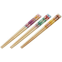 スケーター ANT2T 竹箸16.5cm (3P) 【プリンセス 18】 415968-ANT2T 1セット(3膳入)（直送品）