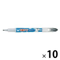 パイロット 布書きペン 極細 タフウォッシュ ブラック MNN-12EF-B 1セット(1本×10)