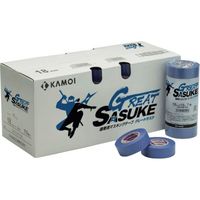カモ井 グレートサスケ マスキングテープ建築塗装用(1巻入り) GREATSASUKE-100 1セット(10巻:1巻×10パック)（直送品）