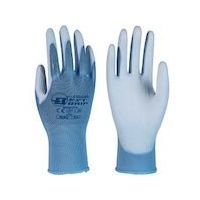 ハンボ BESTGRIP ピッタリフィット背抜き ブルー L PE302-BL-1P-L 1セット(10双) 561-5921（直送品）