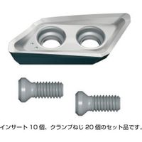 三菱マテリアル 三菱 AXD4000Aシリーズ用超硬インサート TF15 K-XDGX175020PDFR-GM 1セット(10個)（直送品）