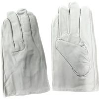 南村製作所 ラッキーワーカー 牛革クレスト手袋(表革) 707 M 白 707-W-M 1セット(10双) 501-0197（直送品）