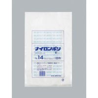 福助工業 福助 ナイロンポリ Eタイプ NO.14 0703133 1セット(2000枚:100枚×20袋) 481-3238（直送品）