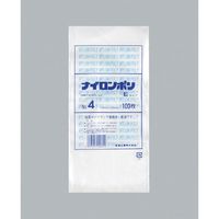 福助工業 福助 ナイロンポリ Eタイプ NO.4 0703036 1セット(3000枚:100枚×30袋) 481-3272（直送品）