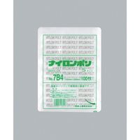 福助工業 福助 ナイロンポリ Sタイプ NO.7B4 0704830 1セット(3000枚:100枚×30袋) 481-3313（直送品）