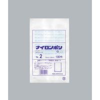 福助工業 福助 ナイロンポリ Gタイプ NO.2 0705403 1セット(4000枚:100枚×40袋) 481-1720（直送品）