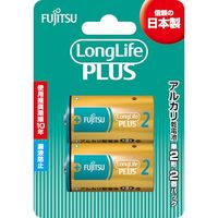 アルカリ乾電池 単2形 1.5V LR14LP LongLife PLUS /2個セパレートブリスター LR14LP(2B)（直送品）