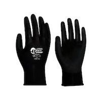 ハンボ BESTGRIP ソフトウレタン背抜き ブラック L 3双 PQ302-BK-3P-L 1セット(15双:3双×5組)（直送品）