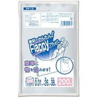 オルディ フラッピー規格袋13号0.01ミリ半透明 FP-13 1セット(10000枚:200枚×50冊) 554-7389（直送品）
