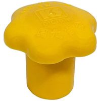 国元商会 KS KSエンドキャップ3型黄色 1801031 1セット(500個) 433-3029（直送品）