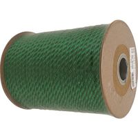 ユタカメイク PEカラーロープ ドラム巻 グリーン 6mm×70m RE-N103 1セット(70m) 474-4337（直送品）