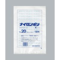 福助工業 福助 ナイロンポリ Eタイプ NO.20 0703192 1セット(800枚:100枚×8袋) 481-1732（直送品）