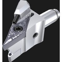 タンガロイ タング・ターン・ジェット スクリューオン式ヘッド QCーJSVJ2BRーCHP QC12-JSVJ2BR11-CHP 1個（直送品）