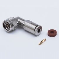 トーコネ TYC NコネクタL曲がりプラグ N-LP-3W 1個 475-0722（直送品）