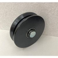 ヤボシ フジロイヤル重量戸車 V型 90mm 車のみ(芯棒付) R90V-N 1個 494-7497（直送品）