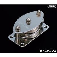 ふじわら 固定ブロック ヨコ型2車50mm K50-12B 1個 542-0461（直送品）
