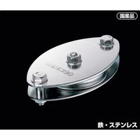 ふじわら 固定ブロック ヨコ型1車 90mm K90-2 1個 528-7206（直送品）