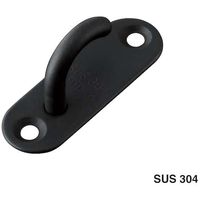 ふじわら ブラックオープンパッドアイ 6mm OPD-6B 1個 524-2714（直送品）