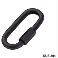 ふじわら ブラックリングキャッチ 6mm RC-6B 1個 538-2079（直送品）