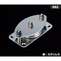 ふじわら 固定ブロック ヨコ型1車50mm K50-10 1個 542-0460（直送品）