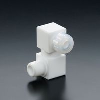 フロンケミカル フッ素樹脂フレキシブルハーフオスジョイント 6パイ×R3/8 NR1651-002 1個 735-3952（直送品）