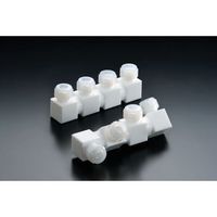 フロンケミカル フッ素樹脂フレキシブル多連ホルダー 四連式 1/4パイ NR1656-012 1個 735-4550（直送品）