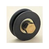 ヤボシ フジキング重量戸車 H型 100mm 車のみ(ボルト・ナット付) K100H-N 1個 495-0652（直送品）