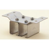 ヤボシ 天井継受二連(ステンレス製) 4号 S4TT2 1個 495-2317（直送品）