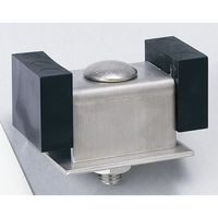 ヤボシ パッド付戸当W(ダブル)(ステンレス製) 3号 S3PTOAW 1個 494-9120（直送品）