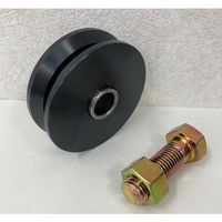 ヤボシ フジキング重量戸車 V型 60mm 車のみ(ボルト・ナット付) K60V-N 1個 495-0754（直送品）