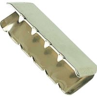 ユタカメイク 平ベルト金具 端末爪 25mm幅用 (2個入り) KM-125 1袋(2個) 474-4315（直送品）