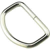 ユタカメイク 平ベルト金具 月カン 25mm幅用 (4個入り) JJ-125 1袋(4個) 474-4319（直送品）