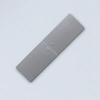 石黒製作所 プラパート スライドカバーコンセント・ダブル 樹脂カバー 電源/USB(中継) シルバー G111P-USB-S 1個（直送品）