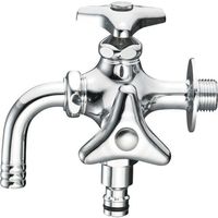 ☆INAX／BF-K651／壁付き水栓☆ 販売終了】2ハンドルシャワーバス水栓 吐水口長さ300mm BF-K651