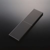 プラパート スライドカバーコンセント・ダブル ステンレスカバー 電源/USB(中継) マットブラック G131S-USB-MB 1個（直送品）