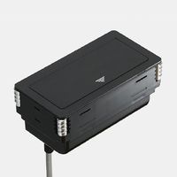 石黒製作所 プラパート フラットプッシュコンセント 黒 電源2口/LAN1口/USB1口 G201-2E1C1U-B 1個 474-5189（直送品）